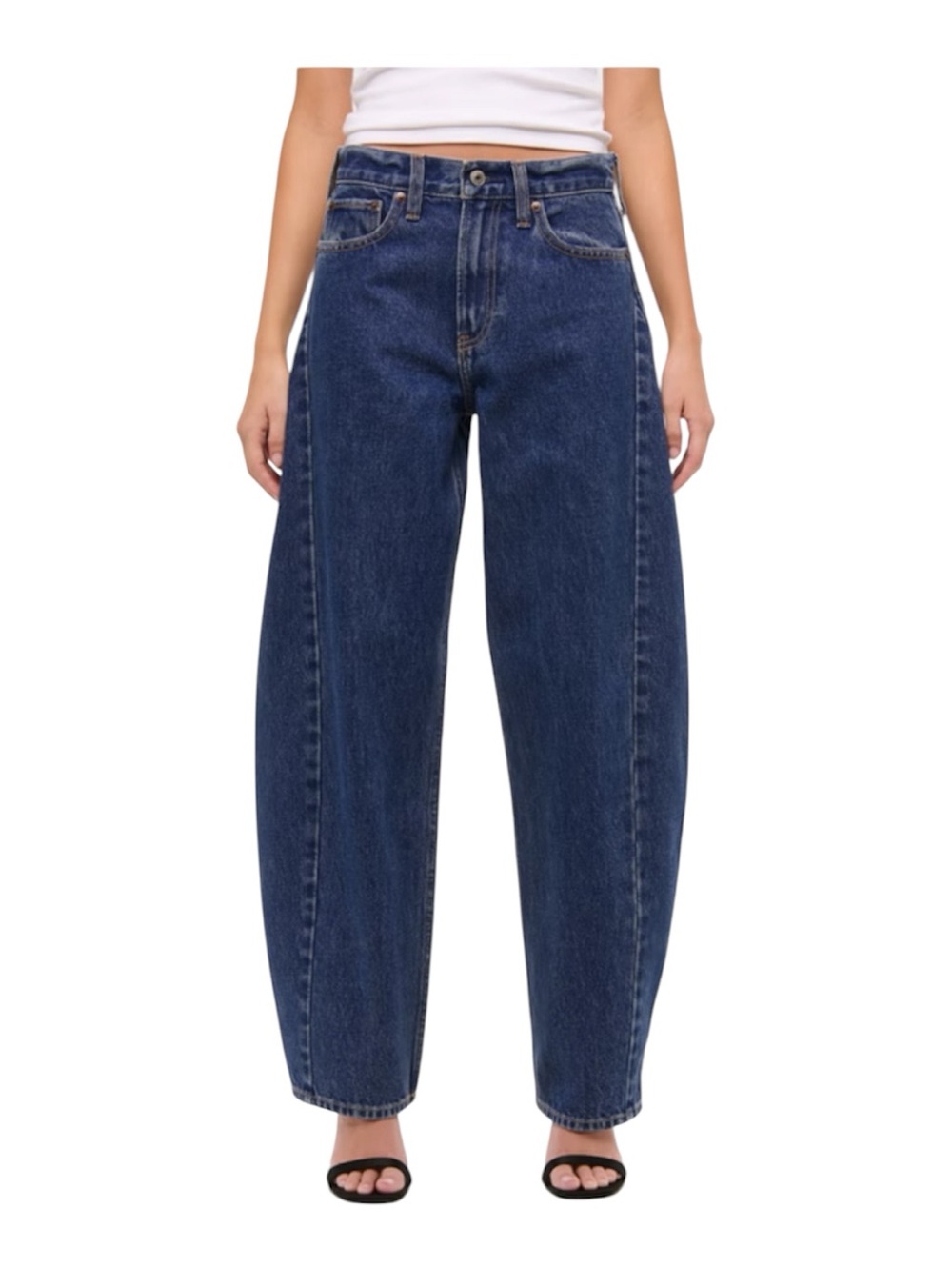 Barrel Jean Mid Rise Women’s Jeans - Dark Blue